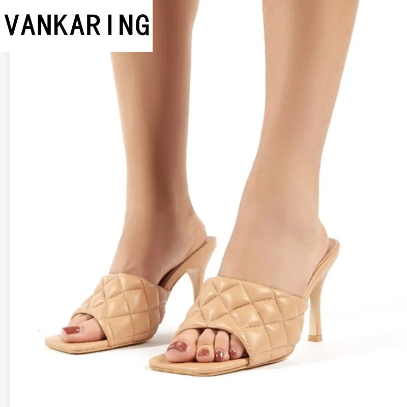 Женские кожаные сандалии с вышивкой повседневные туфли на высоком каблуке