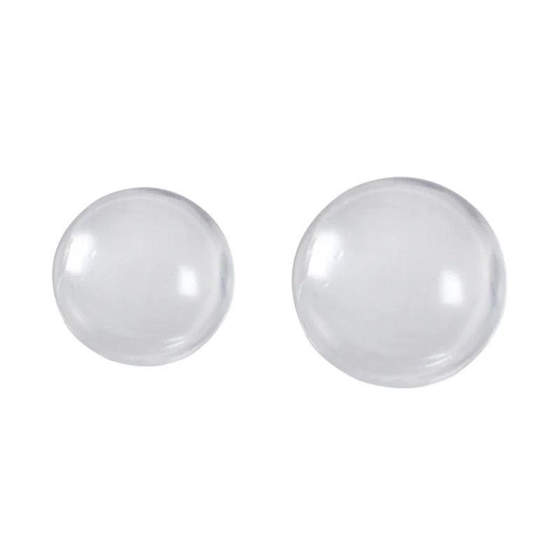 

6 Pcs Transparent Door Stoppers Wall Protection Safety Shock Absorber Door Handle Bumper Wall Stickers Protectors Rubber