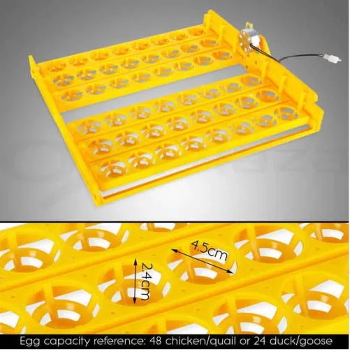 Горячая распродажа! Большой емкости 48 яиц инкубатор Автоматическая Птица Яйцо