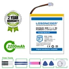 Аккумулятор LOSONCOER 2200 мАч для детской игровой беспроводной мыши