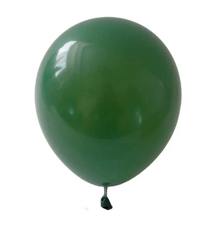 Dark green 10, 20 шт./лот, 10 дюймов, 2,2 г, золотые, серебристые, розовые латексные воздушные гелиевые шары, праздничные, свадебные украшения, принадлежности для дня рождения - Цвет: Dark green