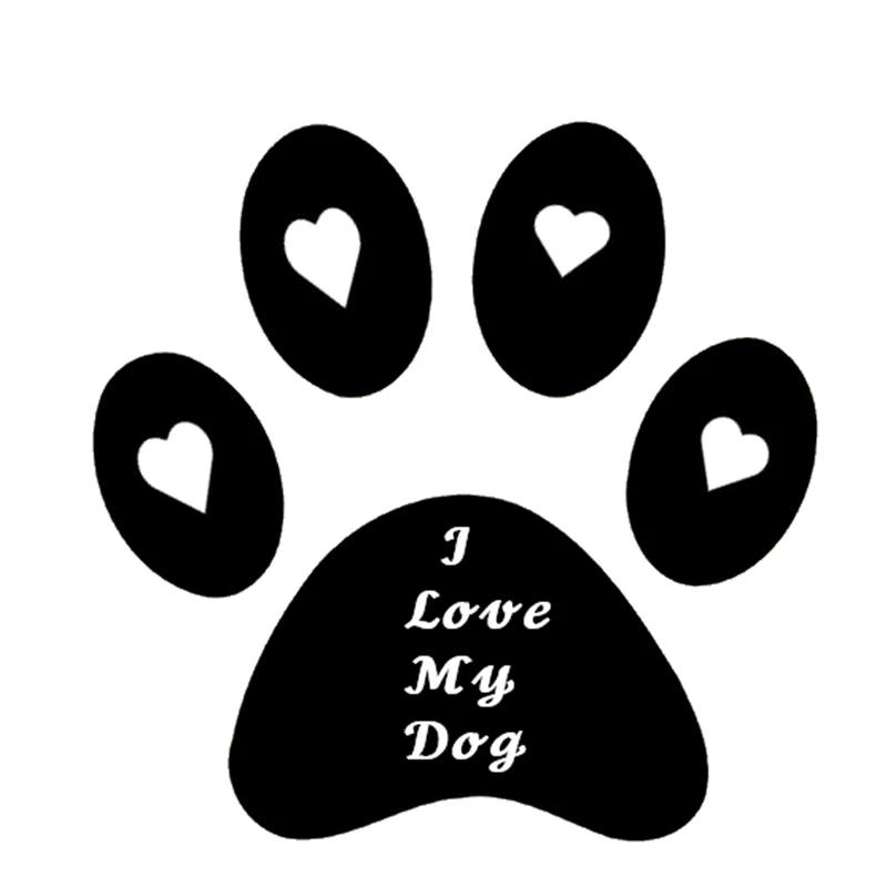 GJCrafts надпись Я люблю свою собаку штампы для резки следов новинка 2020 скрапбукинга
