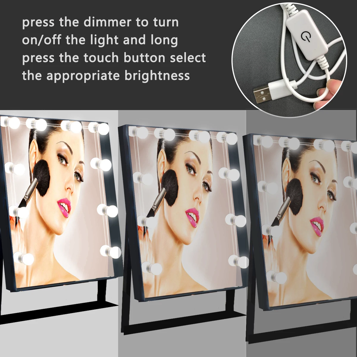 Высокое качество 10 шт. светодиодный светильник для туалетного столика в