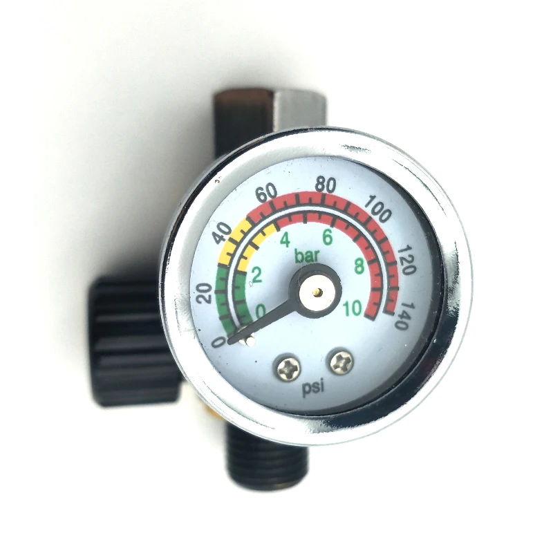 

Gun Air Pressure Regulator 0-0.10Mpa Gauge Spray Accessories