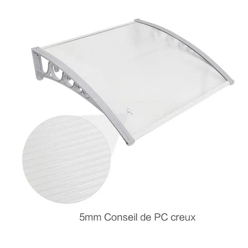 Многоразмерный прочный навес для дверей из поликарбоната и окон наружного