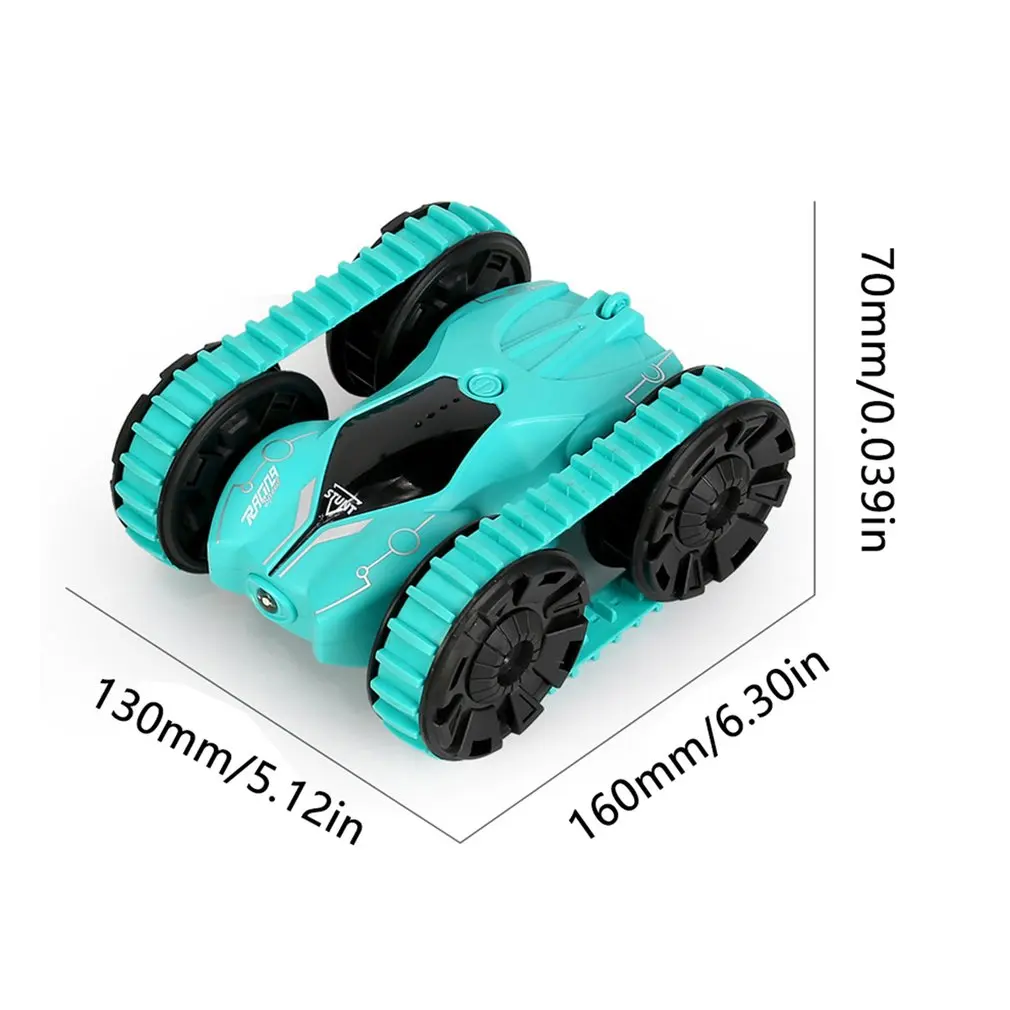 Гусеничный двухсторонний трюковый автомобиль с дистанционным управлением