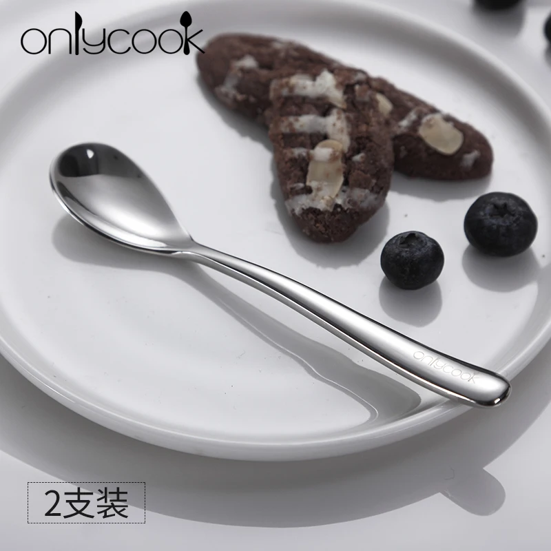 

Coffee spoon, dessert spoon, small spoon, stainless steel mixing spoon with short handle, ice cream spoon, yogurt spoon