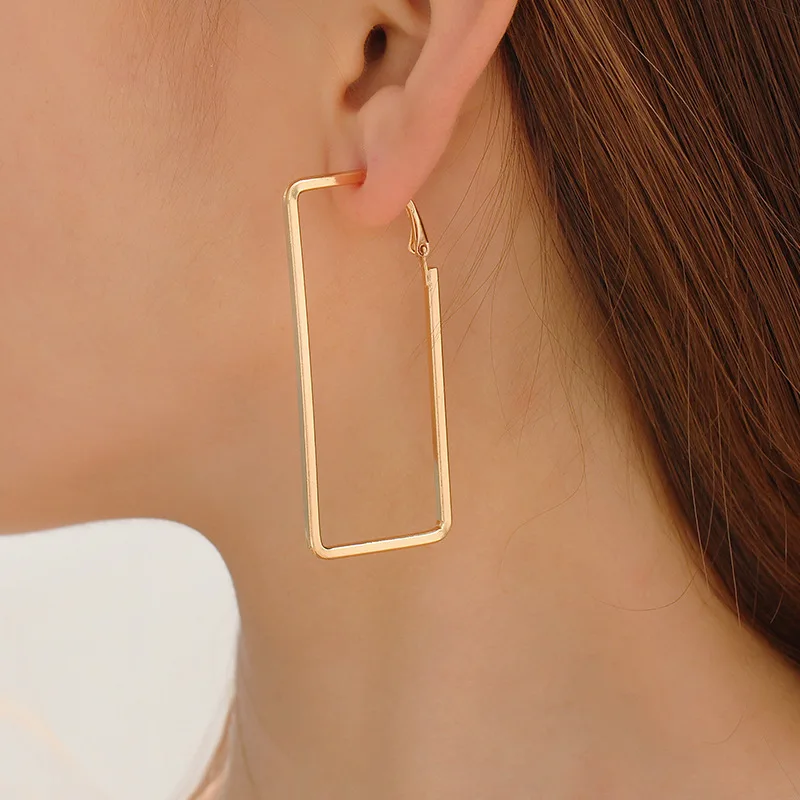 19 различных простых стилей геометрический узор большие круглые женские серьги