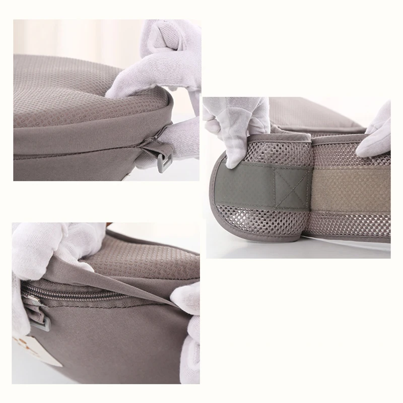 

0-3 Years Baby Carrier Mesh Ergonomic Sling Front Hug Waist Stool Holding Belt Kangaroo Hip Seat Versatile for The Four Seasons