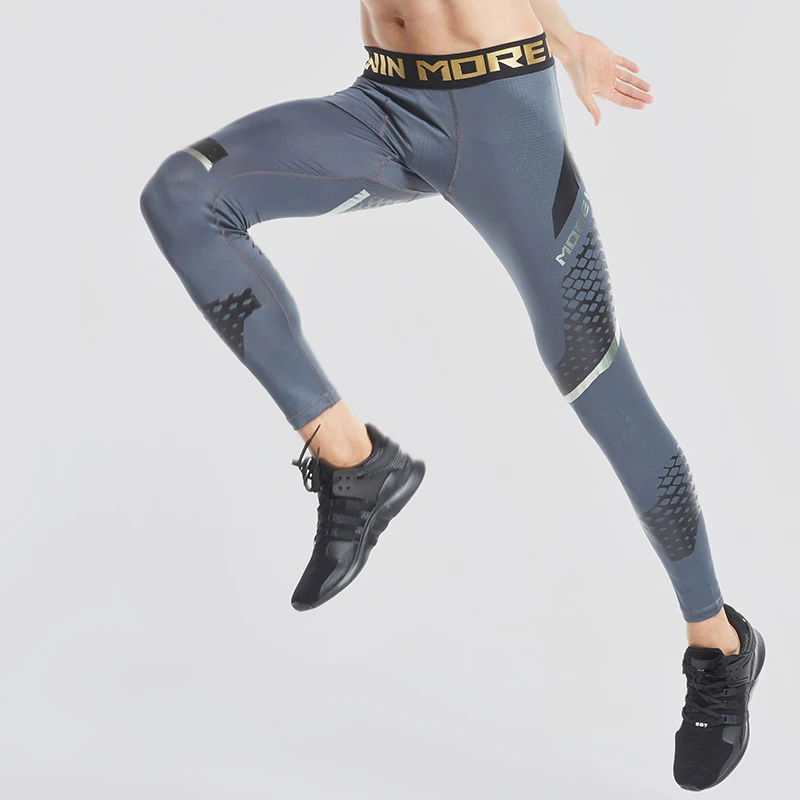 Леггинсы мужские тренировочные компрессионные с 3D-принтом | Спорт и развлечения