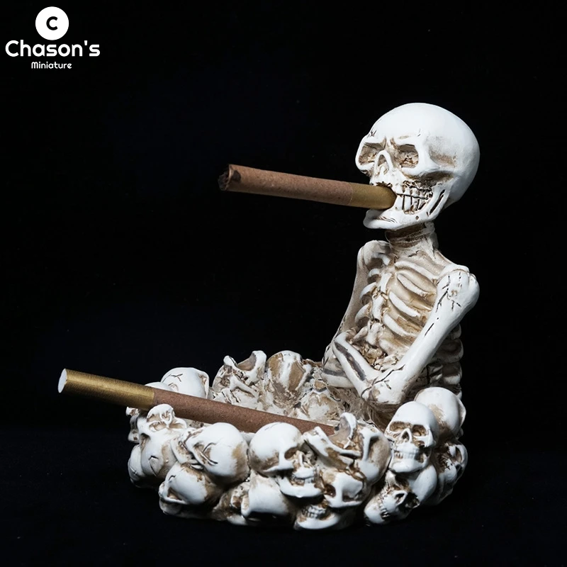 

Креативная, страшная, курительная, череп, скелет, пепельница, статуя, скульптура, Хэллоуин, игровой стол, украшения для дома, Декор, аксессуар...