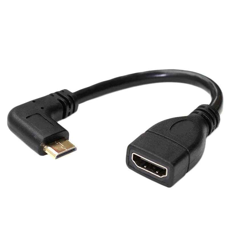 Прямоугольный переходник типа C Mini HD на HDMI совместимый с женским кабелем 1080P для