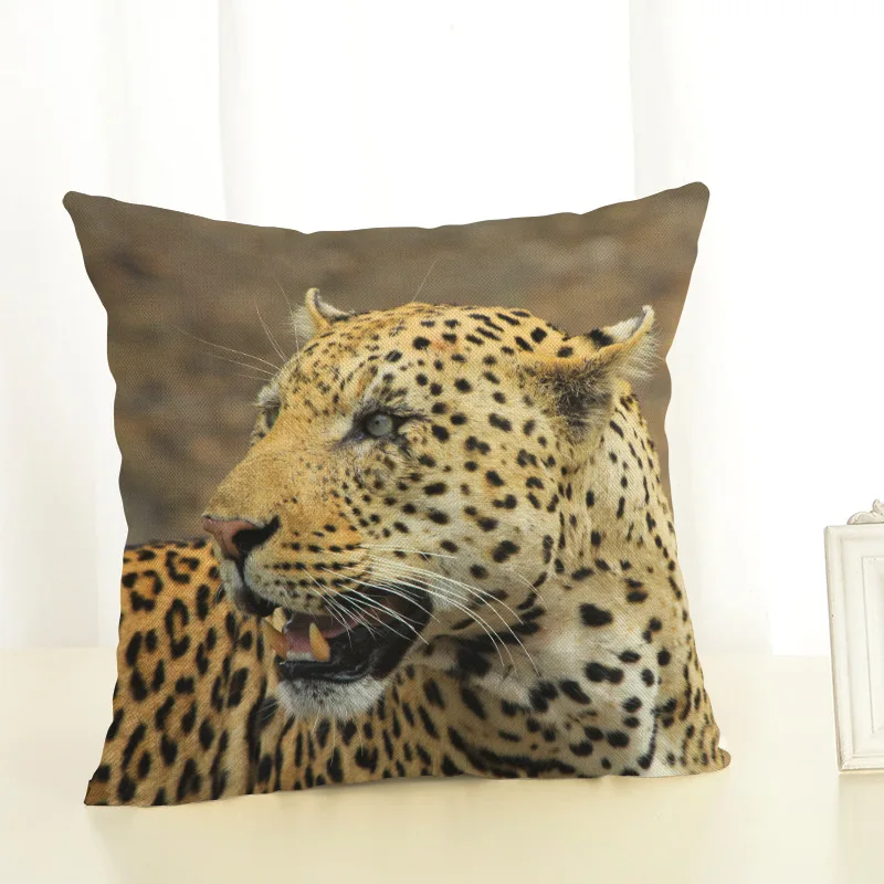 Скандинавские африканские 3D леопардовые Чехлы для подушек Детские Декоративные