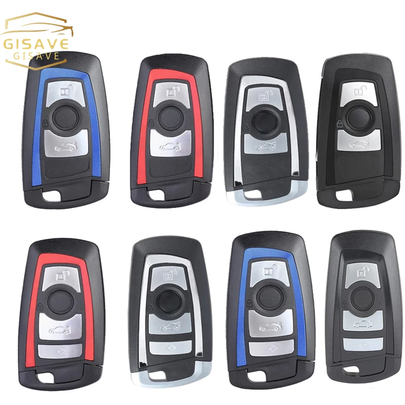 Сменный смарт чехол для автомобильного ключа с 3 и 4 кнопками BMW F CAS4 5 Series 7 X5 X6
