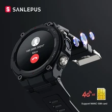 SANLEPUS Student Smart Watch Support Sim Card Camera 4G Phone Calls Smartwatch For Kids Children Men