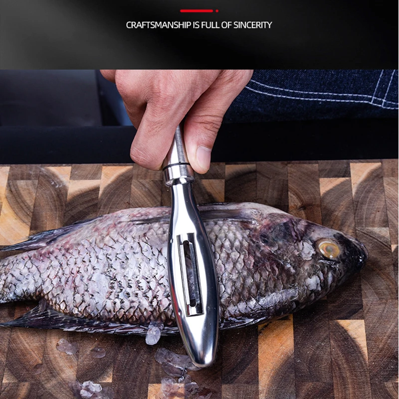 

Kitchen accessories Stainles Fish Scales Scraping Graters Fast Remove Fish Cleaning Peeler Scraper Fish bone tweezers tool gadge