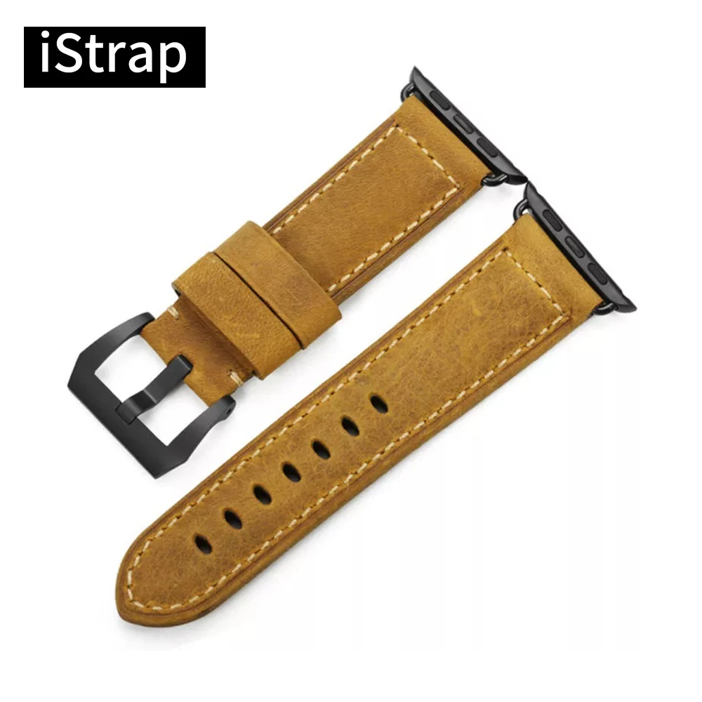 Ремешок для часов iStrap серебристо черный ручная работа assolotamente Italy ремешок из