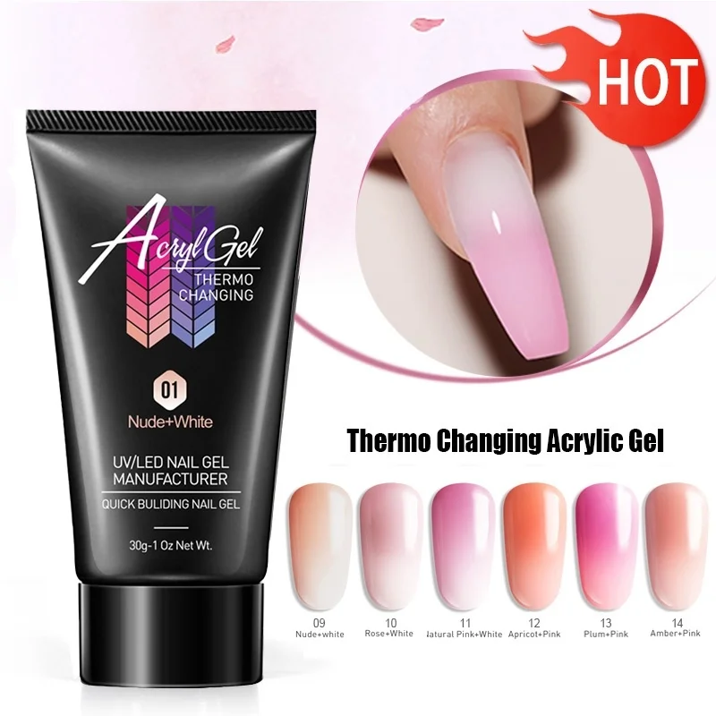 УФ-гель для наращивания ногтей Sexymix кристаллический маникюра светодиодный гель