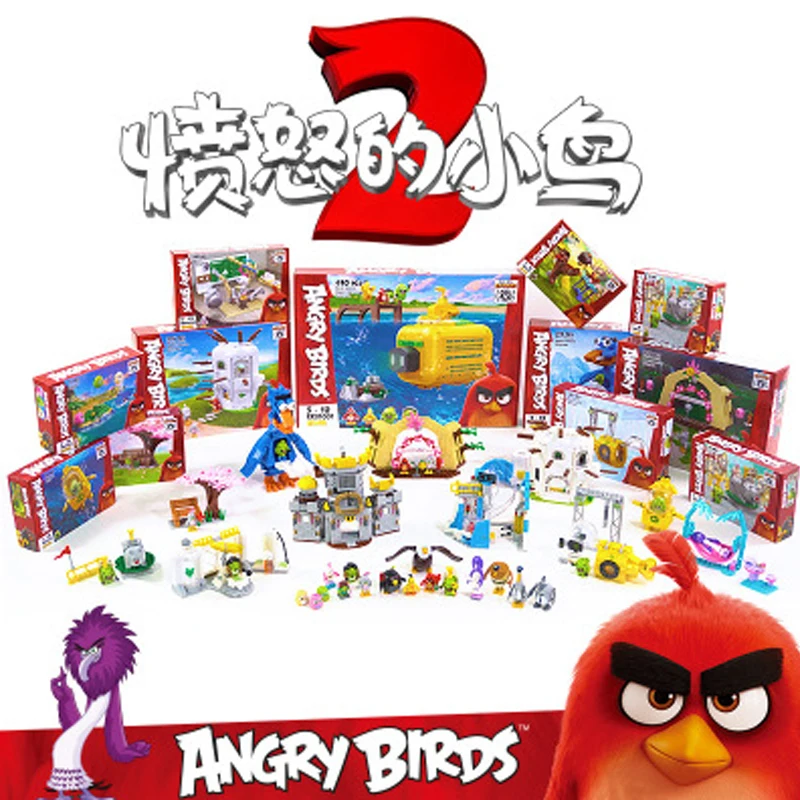 Новый продукт cogo angry birds строительные блоки игрушки для детей мальчиков и девочек