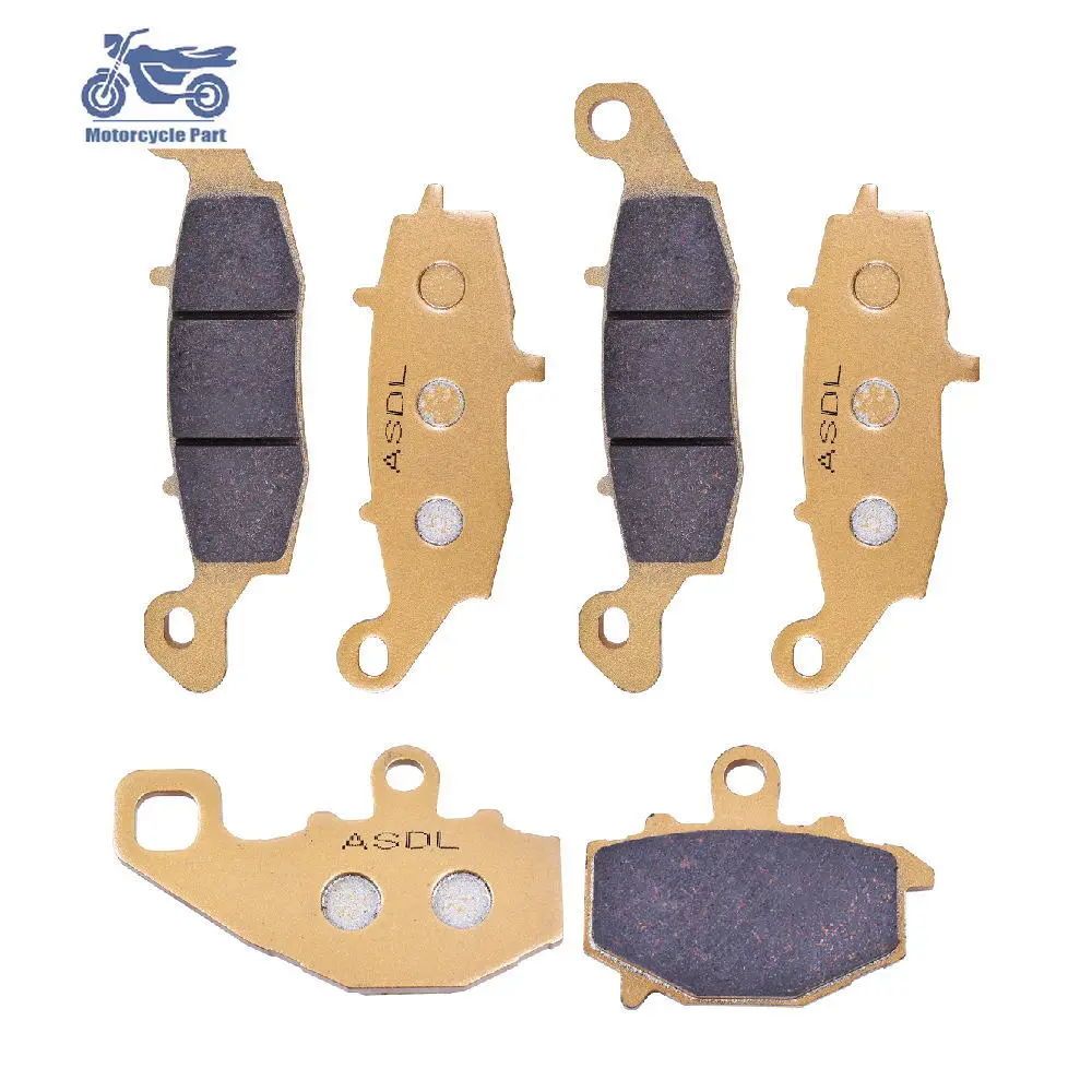 

Motorcycle Front Rear Brake Pads Set for Kawasaki KLE 650 KLE650 KLE650A KLE650C Versys 650 07-13 EX650 EX650R EX 650 R CBF 2011