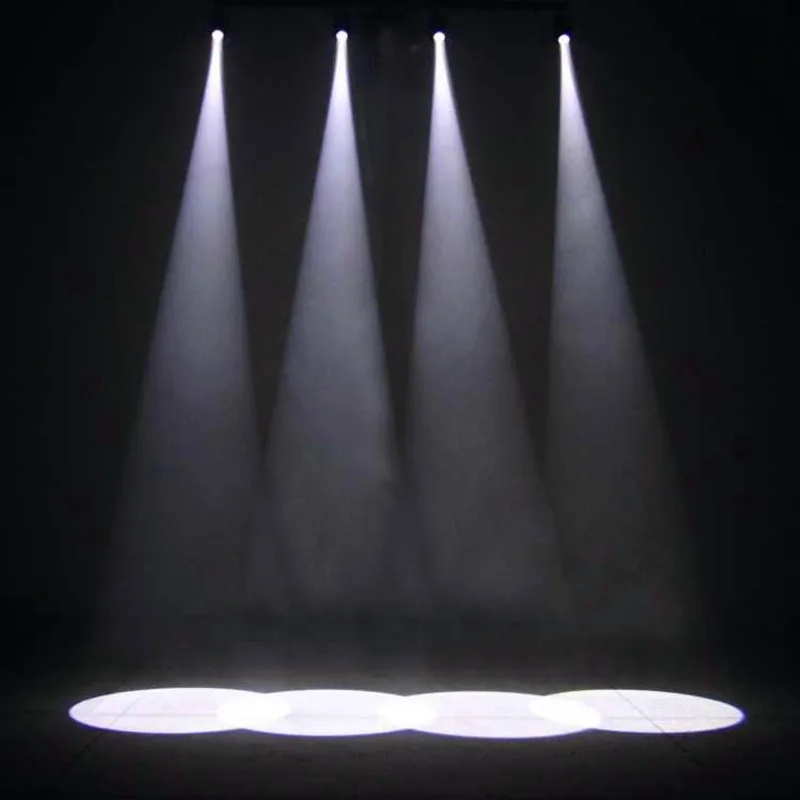 

4 Pack White LED Beam Pinspot Light DJ Mirror Ball Lighting For KTV Bar Club Party Show Disco Store Window,White Led Spot Light
