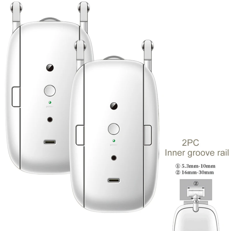 

Tuya Bluetooth Wireless Automatic Curtain Remote Controller Rechargeable Smart Curtain Robot With Llumination Temperature Sensor