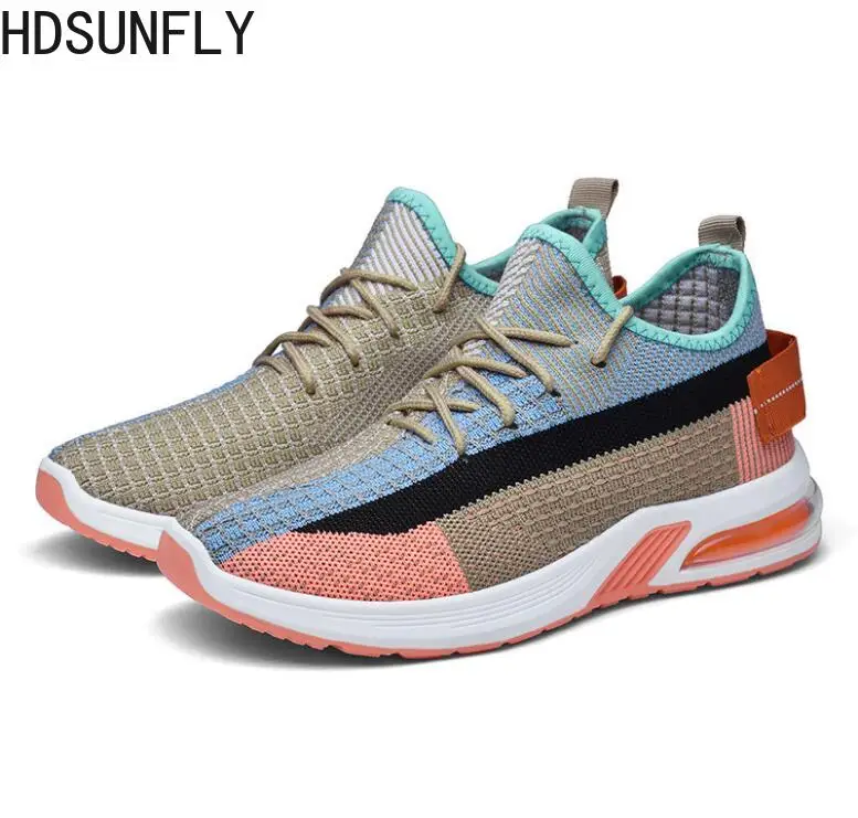 

New Mesh Women Sneakers Casual Shoes Lac-up Women Shoes Lightweight Comfortable Breathable Walking Vulcanize Zapatillas Hombre