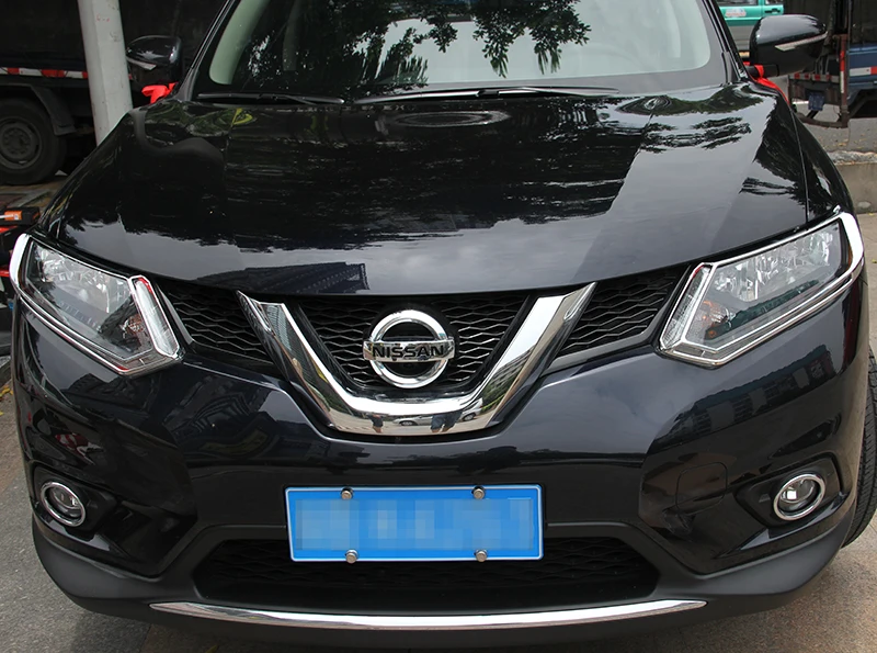 ABS Хром передний задний багажник Головной фонарь Крышка лампы отделка Стайлинг