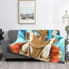 Супер хит продаж, домашнее фланелевое одеяло Gogeta Super Goku Vegeta Anime