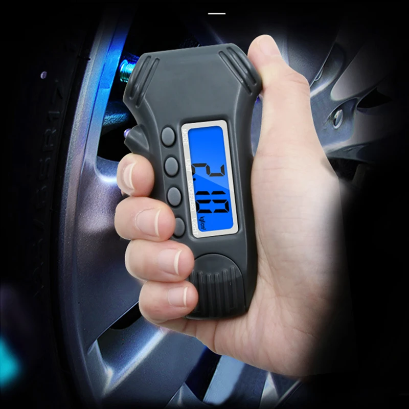 Цифровой датчик давления в шинах протектора шины линейка для замера глубины 3 1 с