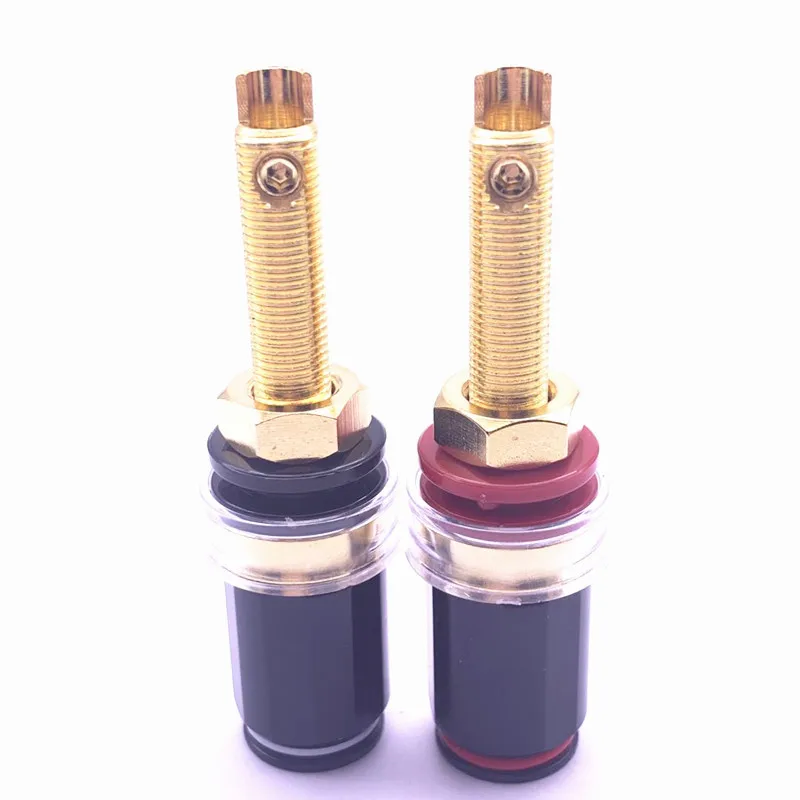 1 шт. Высококачественная медная Банановая Розетка без пайки винтовая переплетная