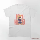 Футболка I m here для мужчин и женщин, женская брендовая футболка, женская летняя хлопковая рубашка