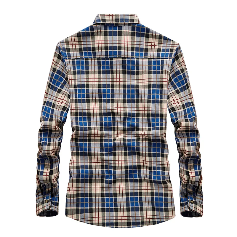 Мужская Флисовая блузка с длинным рукавом дышащая Рабочая Рубашка карго из