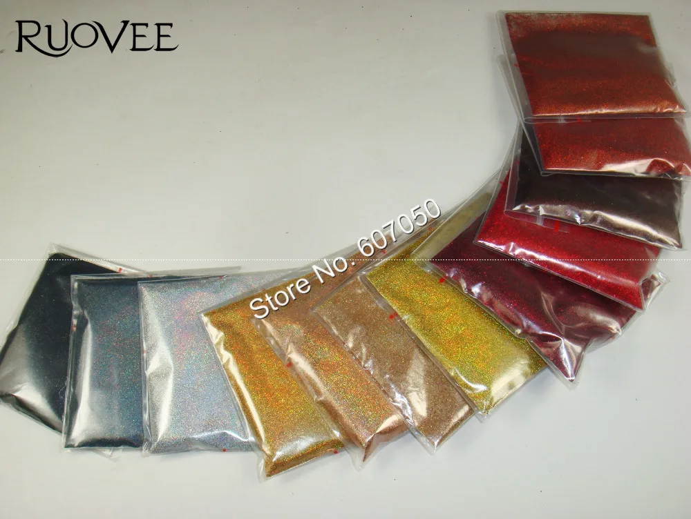 Голографическая пудра для маникюра 24 голографических цвета 0 1 мм|shine powder|glitter