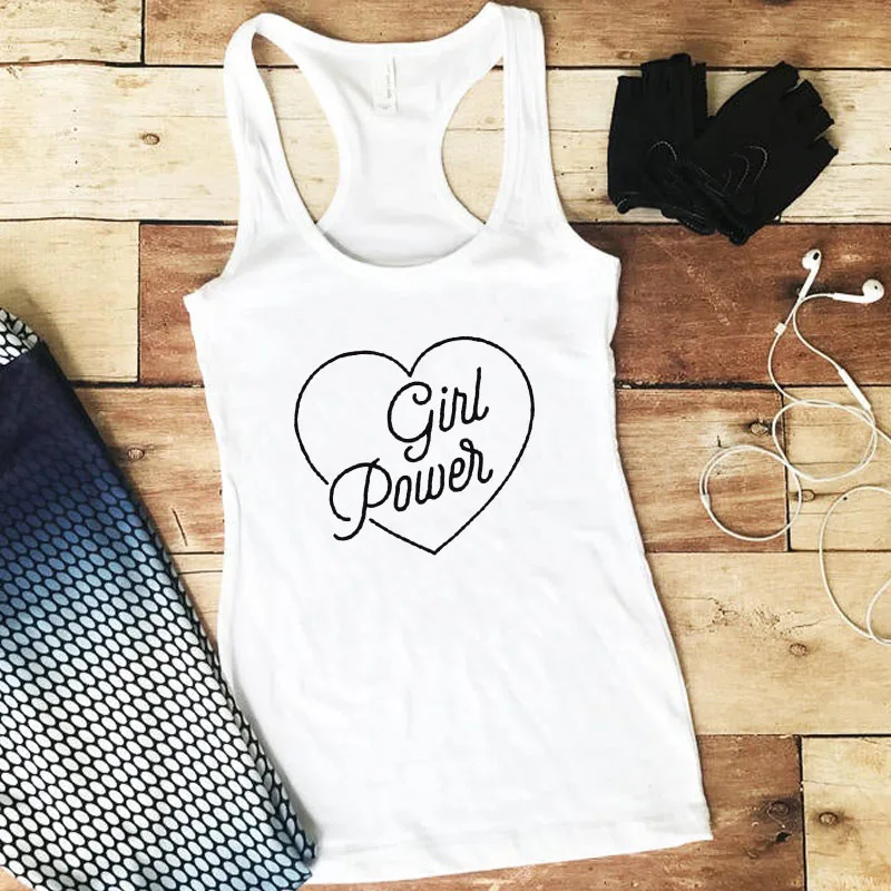 Майка женская из чистого хлопка без рукавов со слоганом | Женская одежда
