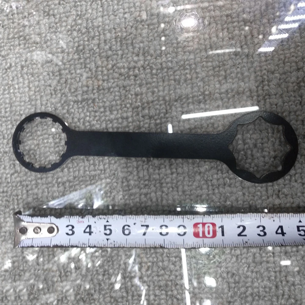 

Mountain Bike Bicycle Front Fork Wrench Black Steel Repair Tool For XCR/XCM Bicycle Spanner Remover Repairing Tools