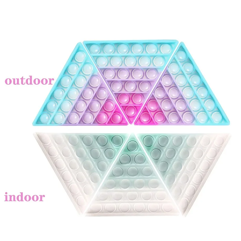 

Big Size Change Color Rainbow Fidget Toys Sensory Autism Special Needs Anti Stress Reliever Decompression Toys