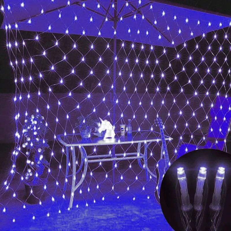 2*3 метра светодиодный светильник гирлянда с регулируемой яркостью пульт