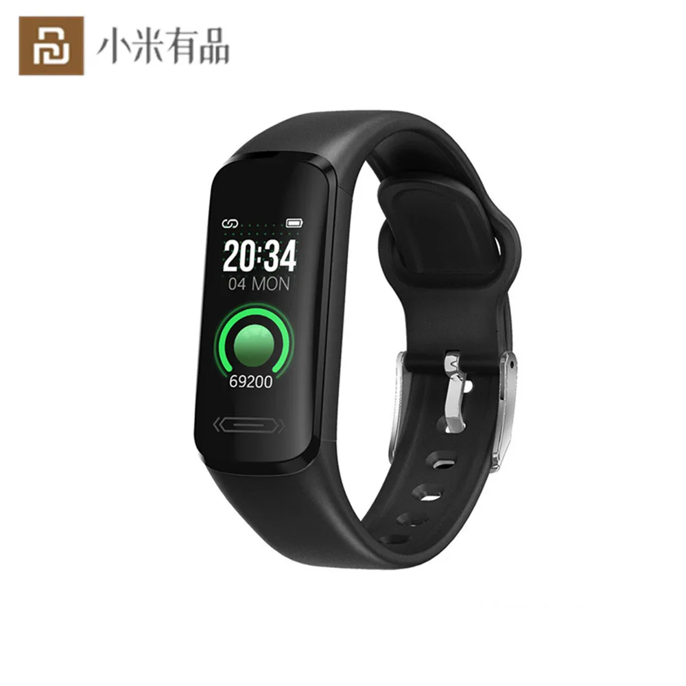 

Youpin Smart Band Bracelet Men PPG Heart Rate Blood Pressure Monitor Watch Band IP68 Waterproof Fitness Tracker Wristband