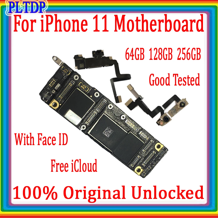 

Заводская разблокировка чистая материнская плата icloud для iphone 11 64 Гб 128 ГБ 256 ГБ, 100% оригинальная полностью протестированная логическая плата...