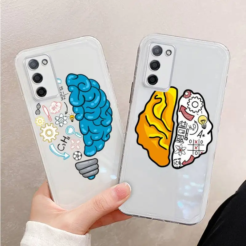 

Brain Test Puzzles Games pattern Phone Case Transparent For OPPO R RENO 9 11 17 3 4 S PLUS PRO 15X k7 protective shell cover
