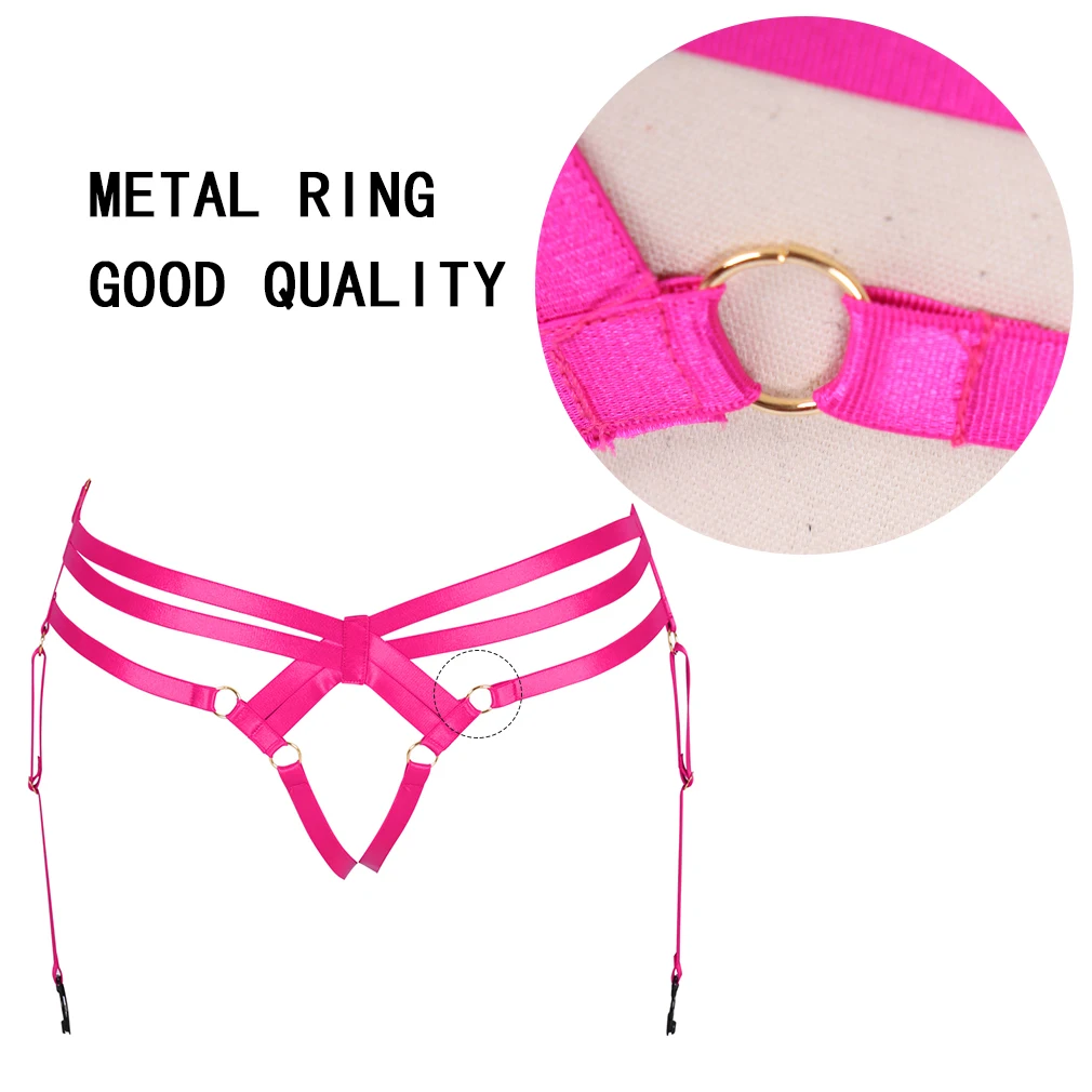 

Gothic Clothes Stocking Belt Sexy Lingerie Body Suspender Garter Harness Woman Bondage Gothic Harness Leg Tight Garters Belt