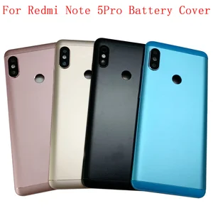 Back Door Housing Case Cover For Xiaomi Redmi Note 5 Pro Note 6 Pro Battery Cover with Lens Frame Re in India
