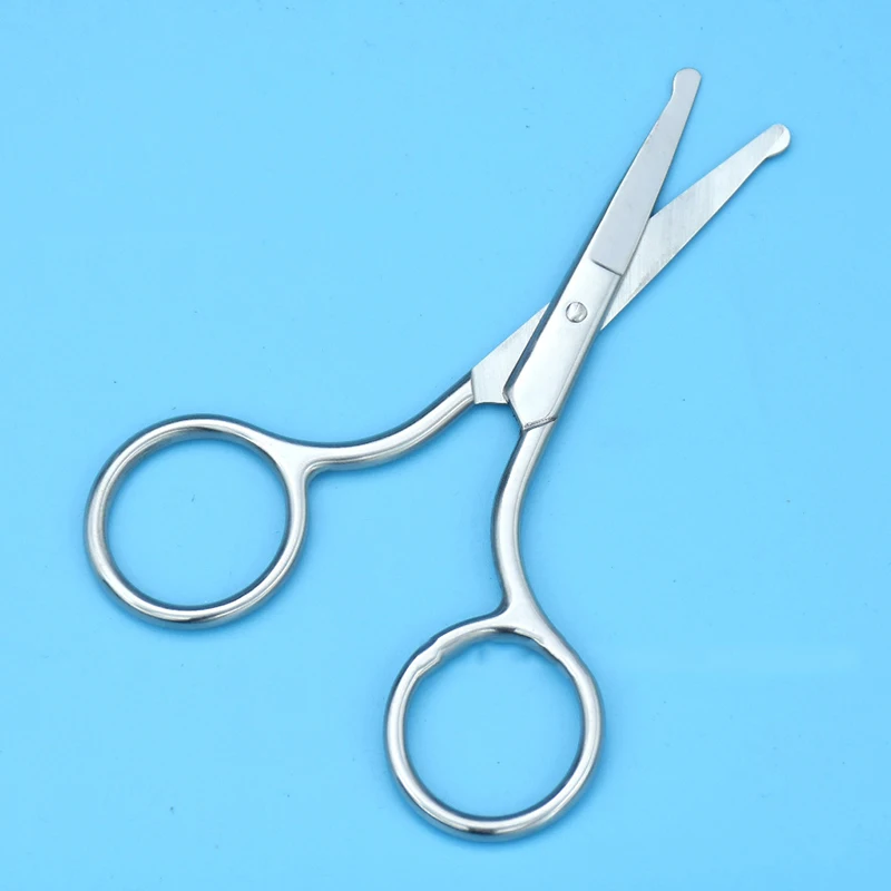 Машинка для стрижки волос на носу из нержавеющей стали бровей с круглой головкой