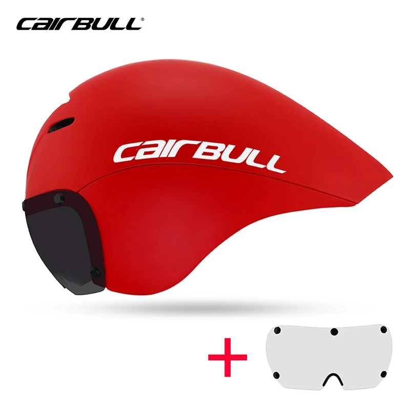 CAIRBULL-casco de ciclismo para triatlón, gafas magnéticas para bicicleta de carretera, TT