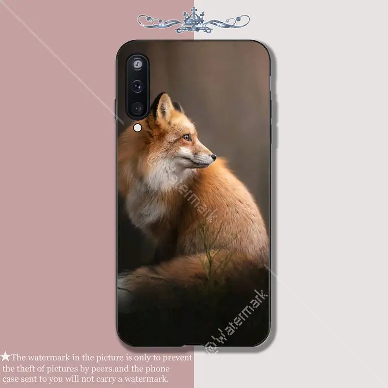 Роскошный чехол для телефона Motirunner Red Fox Samsung galaxy A 01 11 20 30 31 40 50 51 70 71 80 81 91