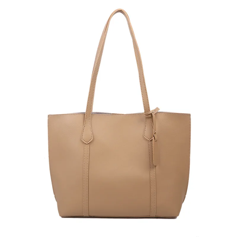 

2021 New Trendy Fashion Popular One-shoulder Handbag Net Red Portable Pu Bag Simple Large-capacity Bag Female Bag Luxury Bags