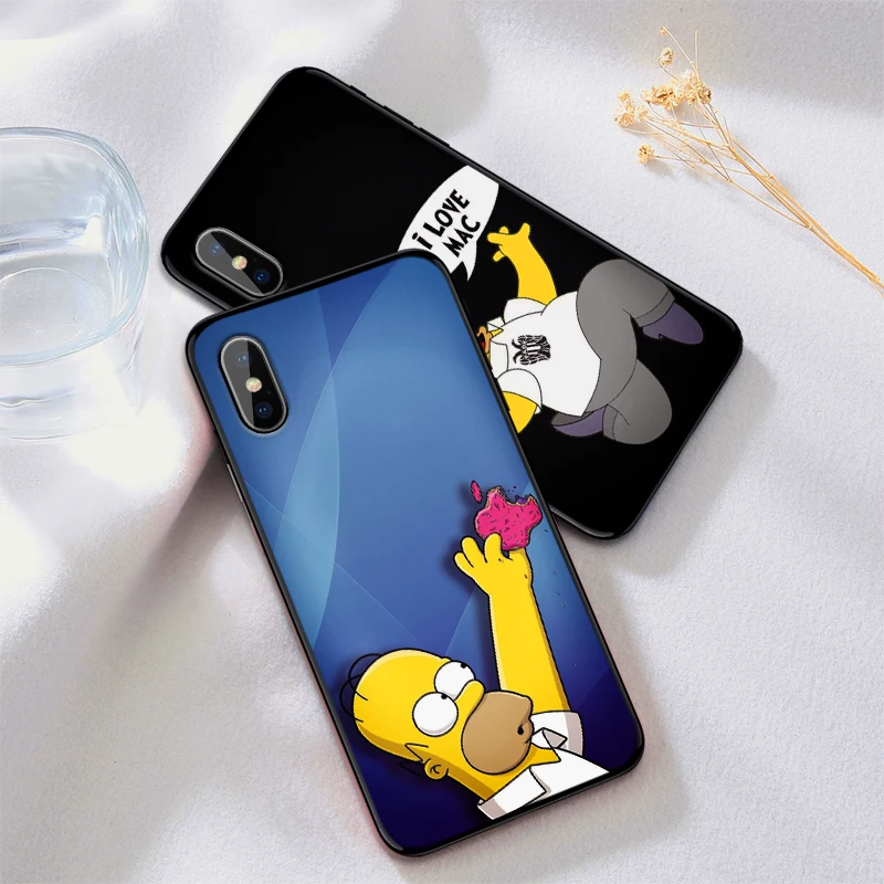 Мягкий ТПУ силиконовый чехол для телефона iPhone 11 Pro Max X XS XR 8 7 6 5 s Plus защитный