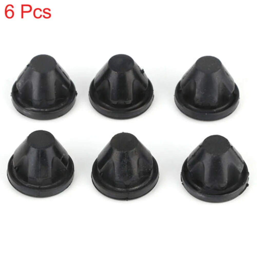 

6pcs Black Engine Cover Grommet Rubber Trim 03G103184C Fit For PD100 PD140 PD170 Car Accessories High-quality Hood Cushion