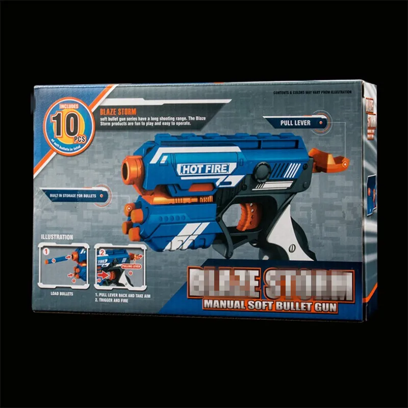 Ручной мягкий пулемет костюм для Nerf мягкие пули игрушечный пистолет большой дальности Дротика бластер детские игрушки подарок
